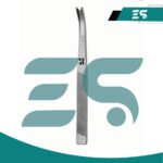 Blume Guarded Osteotome 18cm, 6mm V-Shaped Tip Curved