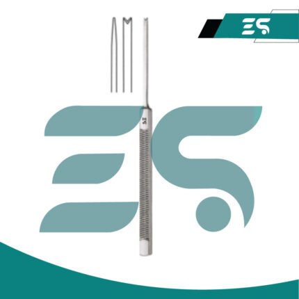 Cakir Nasal Osteotome  17cm, V-Shaped, 3mm