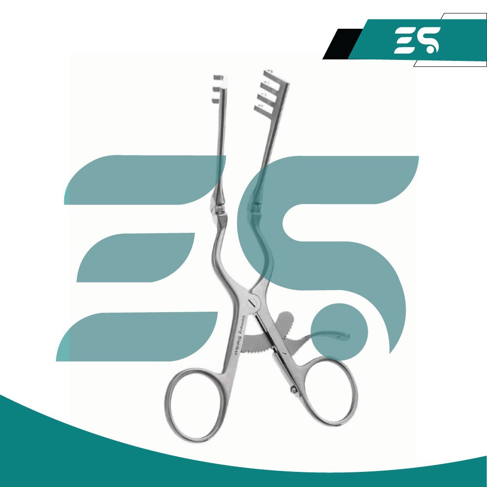 01 Adson Baby Retractor 3X4 Prongs - Image 1
