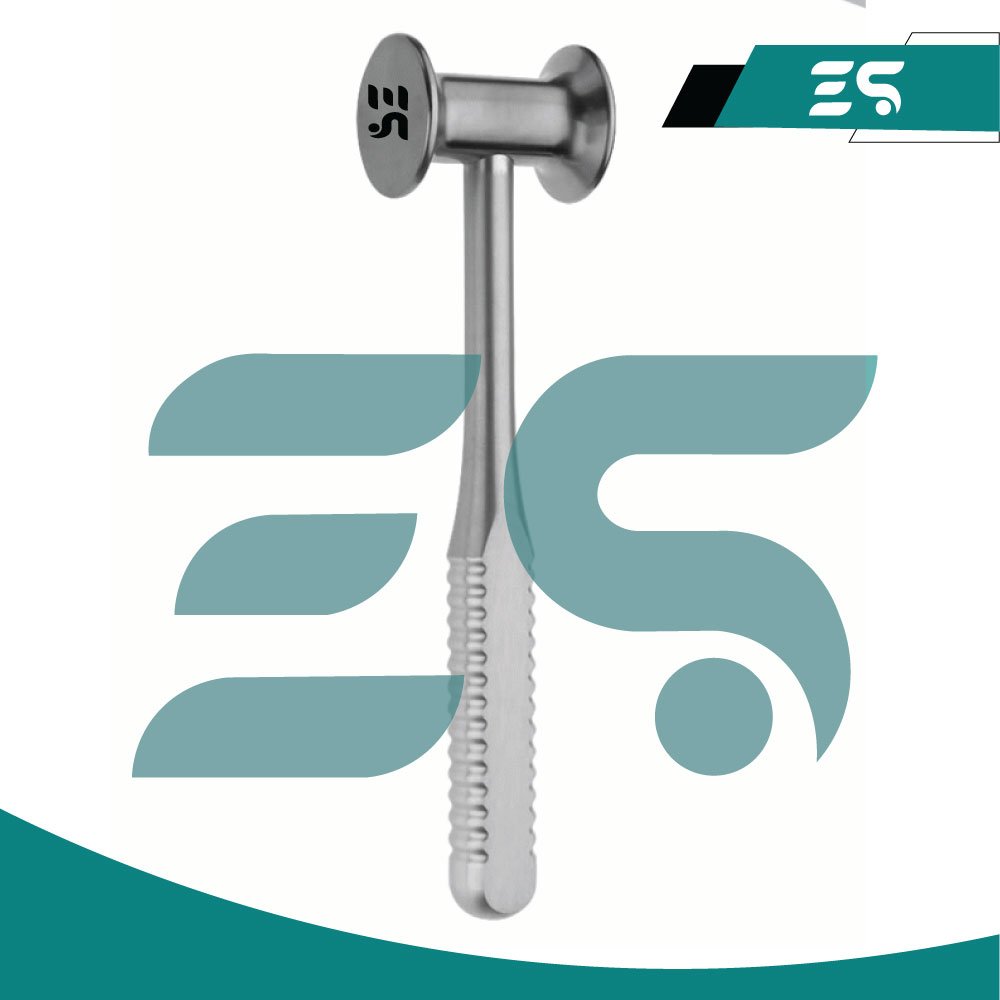 02 BERGMANN Mallet Solid Head, 22.5cm, 570 Grams, 40mm Diameter - Image 1