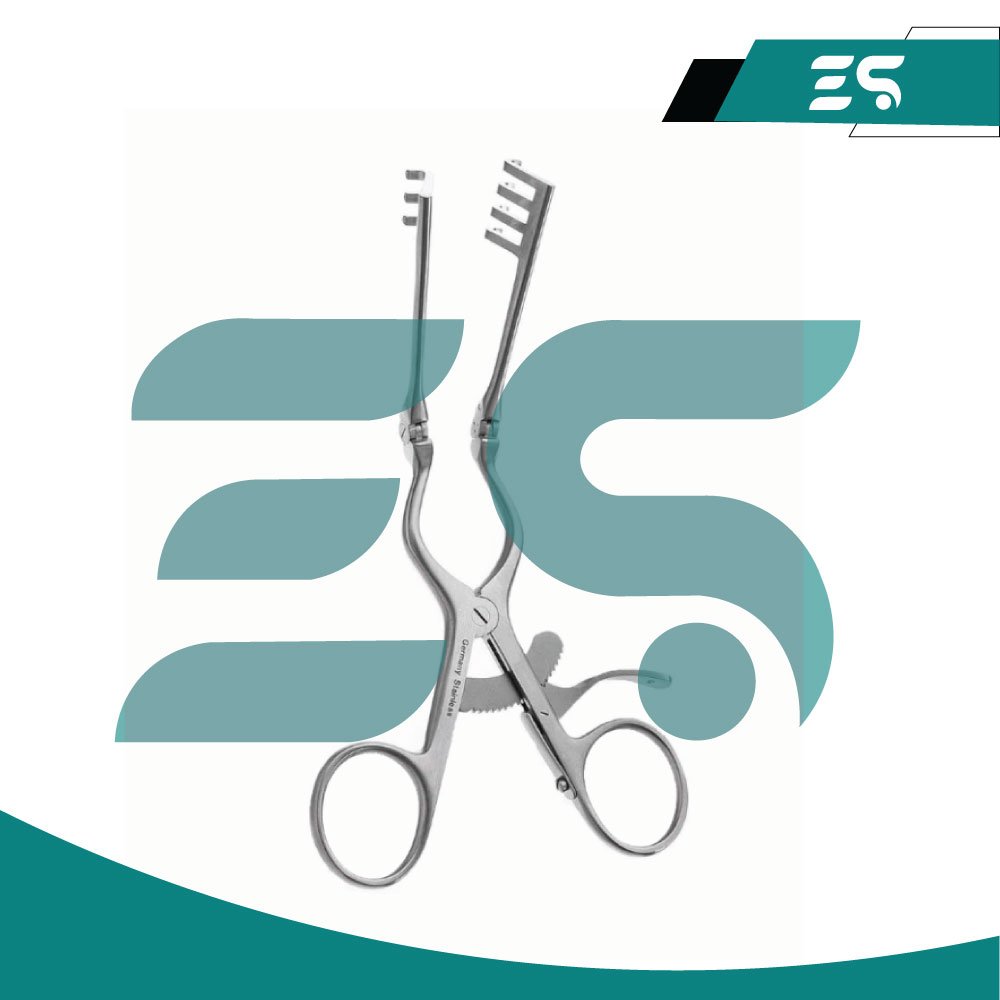 02 Adson Baby Retractor 3X4 Prongs - Image 2