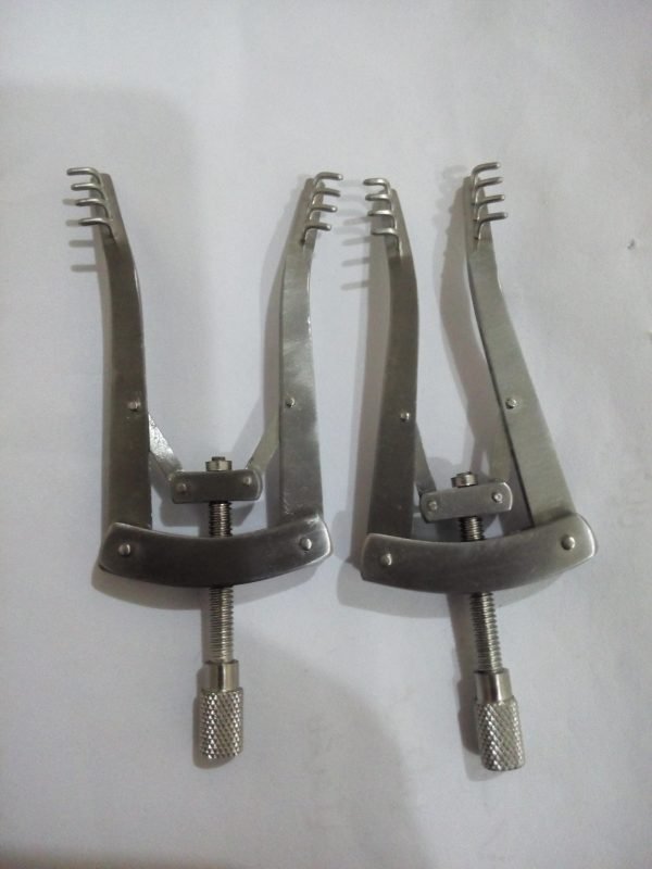 03 ALM Retractor 5mm Deep Prongs 10cm - Image 4