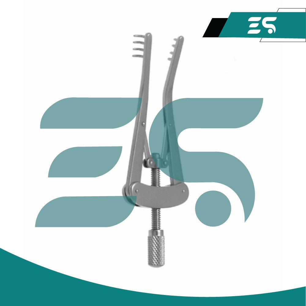 07 ALM Retractor 5mm Deep Prongs 10cm - Image 1