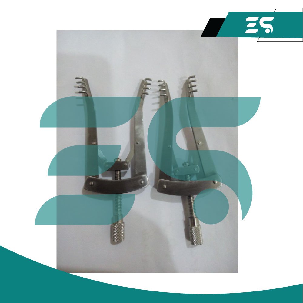 09 ALM Retractor 5mm Deep Prongs 10cm - Image 3