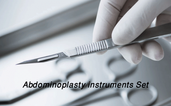 0012 Abdominoplasty Tummy Tuck Instruments Set - Image 1
