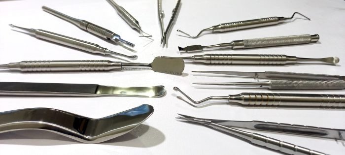 02 Dental Instruments Implant Micro Oral Surgery Kit Scalpel and blades Mouth Mirror Probe and Explorer - Image 2