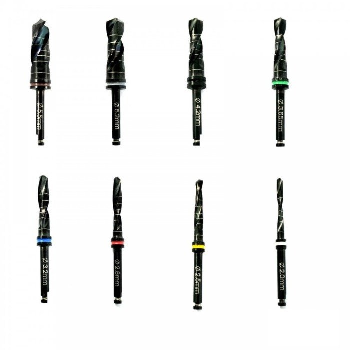 02 Dental Instruments Implant Drills Kit - Image 1