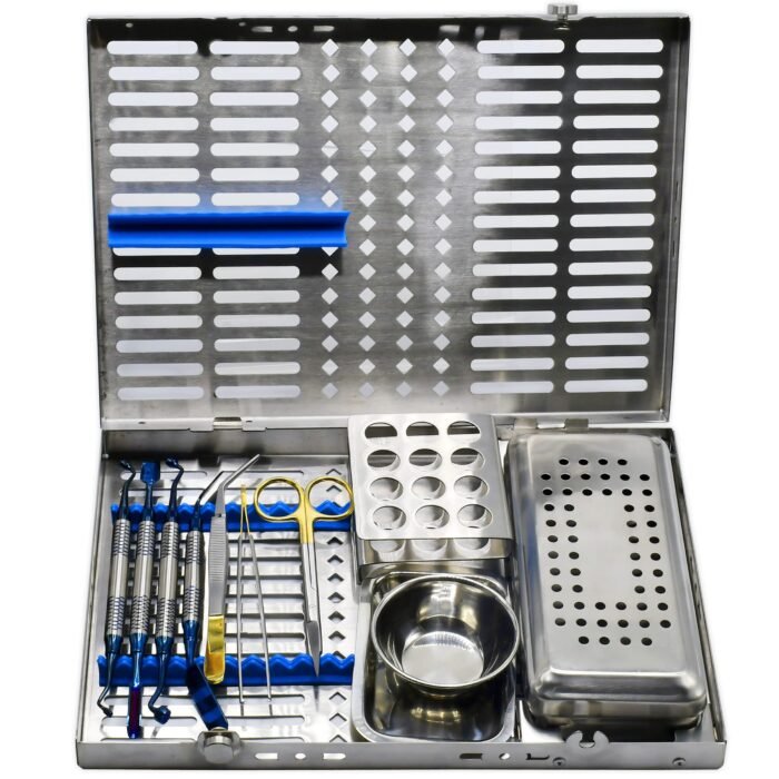 PRF – GRF Box with Instruments Platelet Rich Fibrin (PRF) Bone Grafting Dental Instruments - Image 1