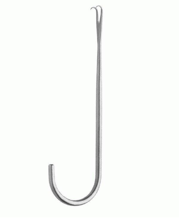02 Freeman Rake Retractor 10cm 2 Sharp Prongs - Image 1