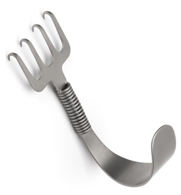 02 Gorney Rake Retractor with spring neck, 38mm Blade - Image 2