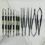 Dental Instruments Micro Periodontal Surgery Kit Needle Holder Scissor Suture Forceps