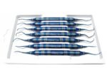 GRACEY CURETTES SET OF 7 DENTAL INSTRUMENTS SILICONE HANDLE - Image 2