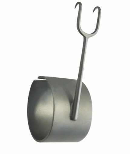 Millard Cottle Retractor With Finger Ring, 2 Sharp Prongs, 5.5cm