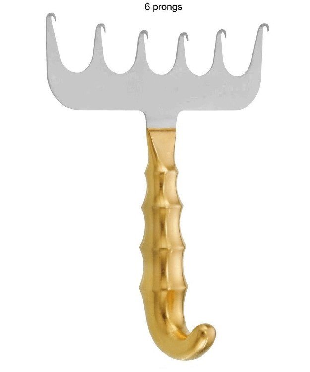 channels4_banner Yancoskie Abdominoplasty Retractor 6 Sharp Prongs 19cm - Image 1