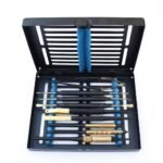 Micro Periodontal Oral Surgery Kit Dental Instruments Black Coated
