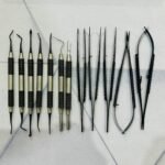 Dental Instruments Micro Periodontal Surgery Kit Needle Holder Scissor Suture Forceps - Image 3