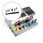 Dental Implant Bone Remover Kit Screws Hex Drill Drivers Wrench 8 Pcs